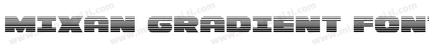 MIXAN GRADIENT FONT字体转换
